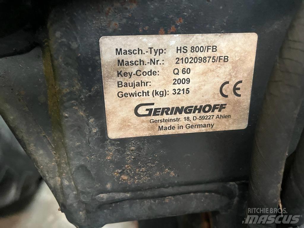 Geringhoff HS 800/FB Жатки