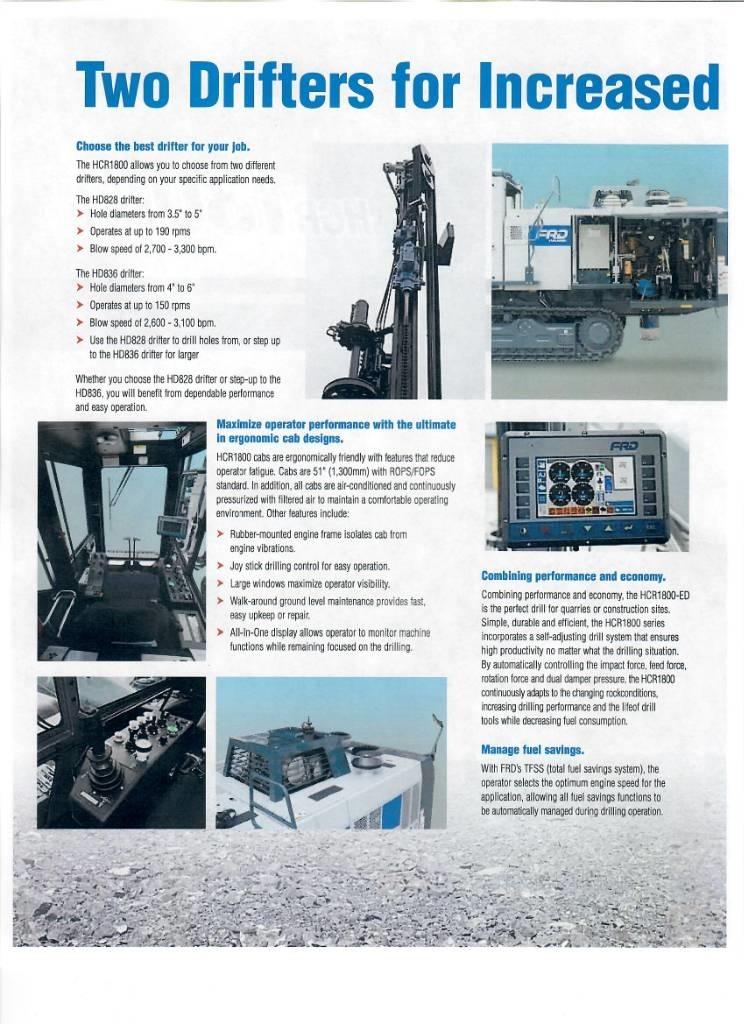 Furukawa 1800ED 11 Свердлильні установки
