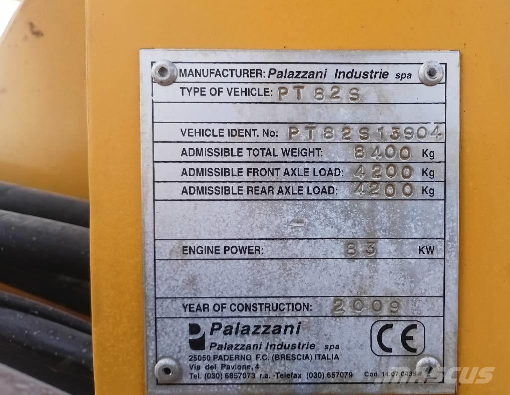 Palazzani PT82 Телескопічні фронтальні навантажувачі