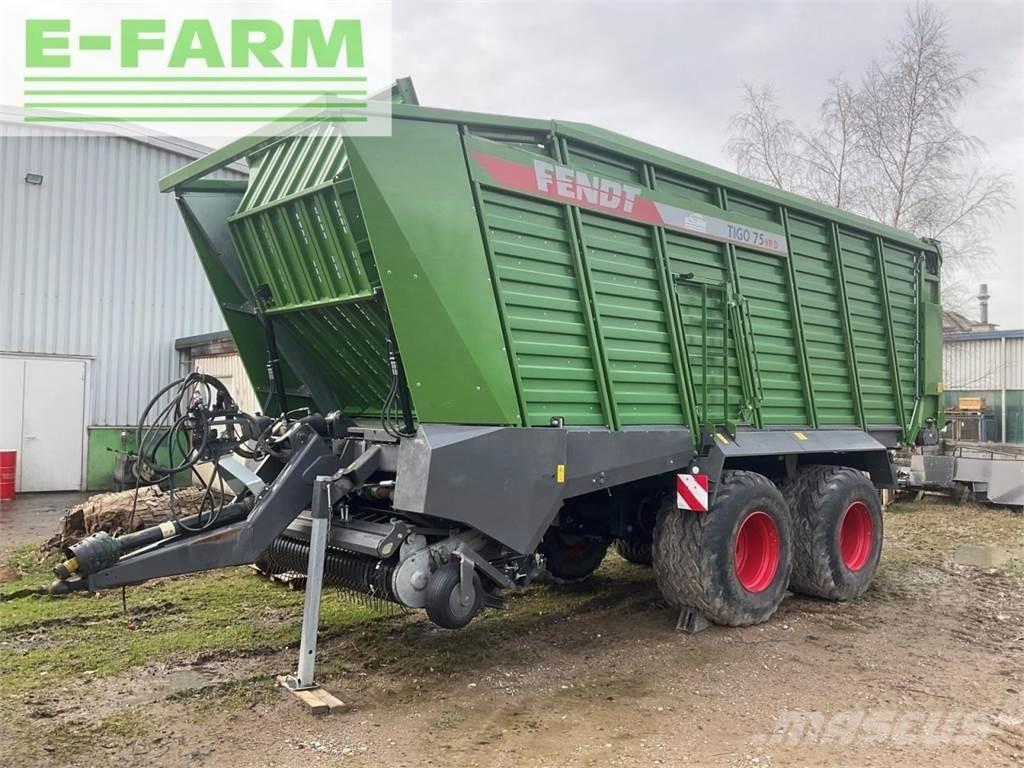 Fendt tigo 75 vr Інші напівпричепи