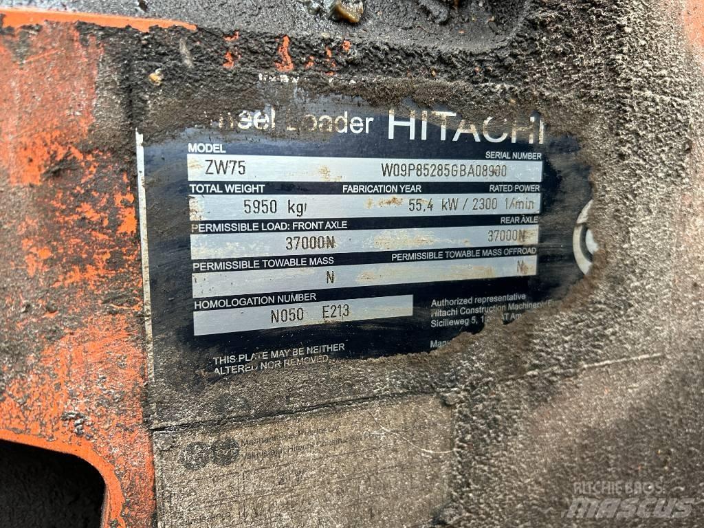 Hitachi ZW 75 Фронтальні навантажувачі
