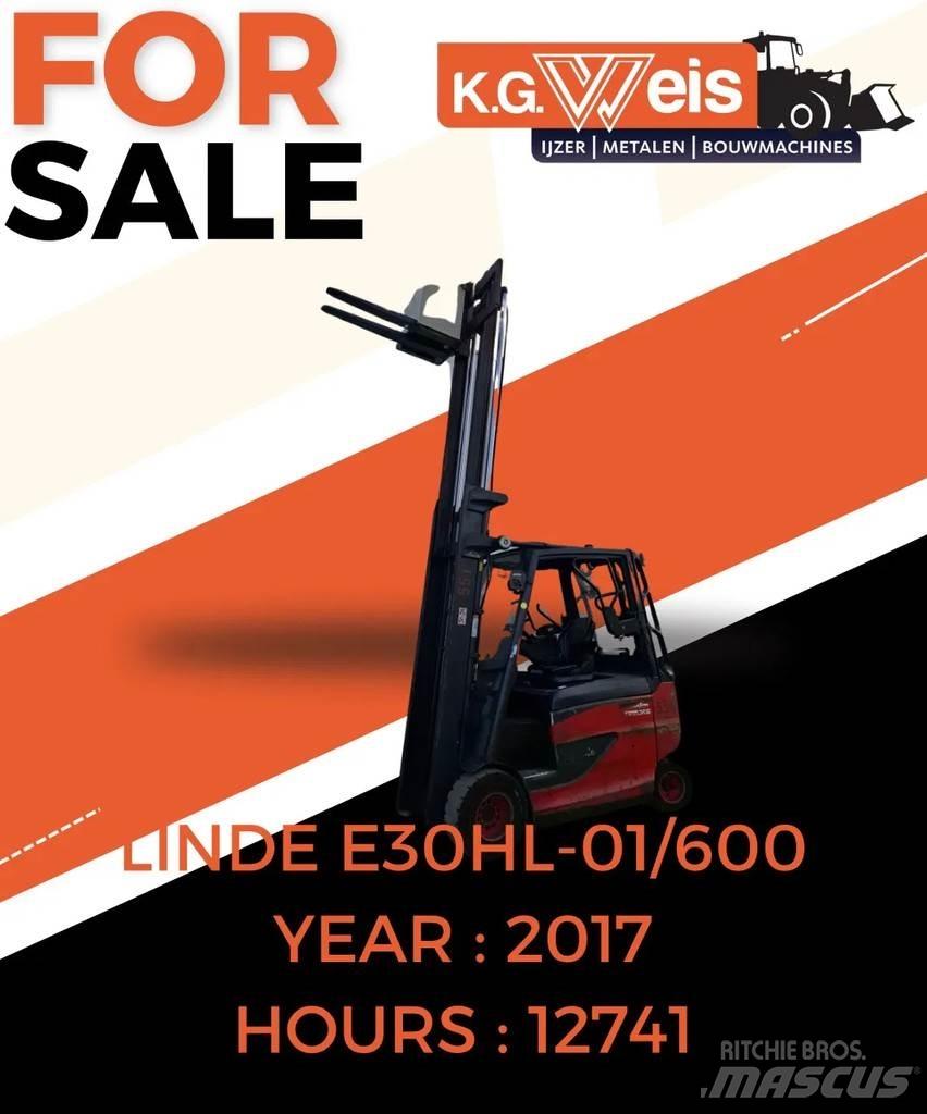 Linde E30HL01-600 Електронавантажувачі