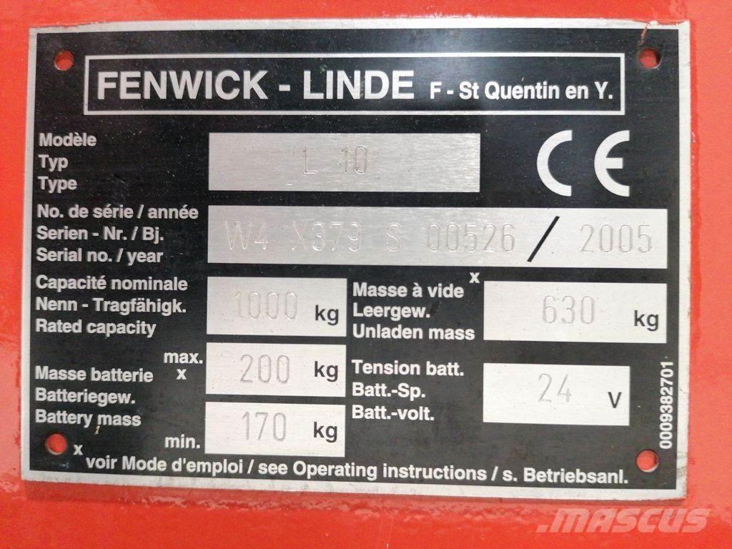 Linde L10 Ручний візок