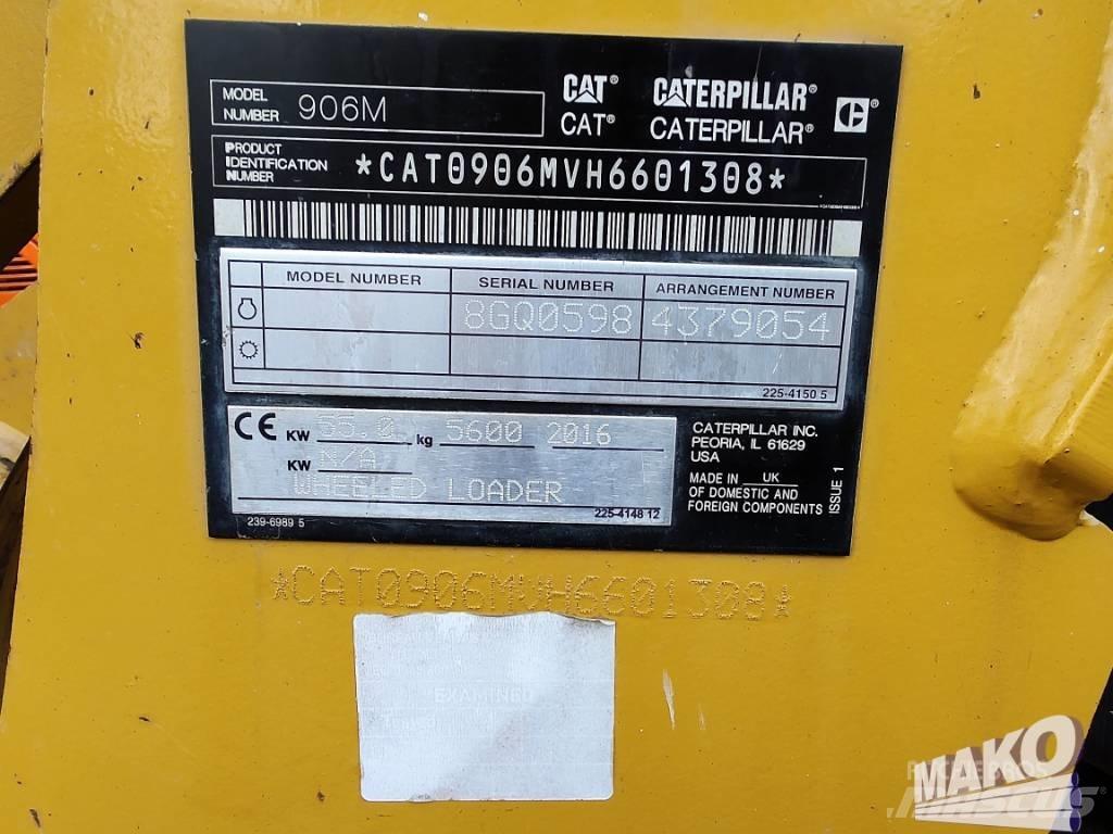 CAT 906 Фронтальні навантажувачі