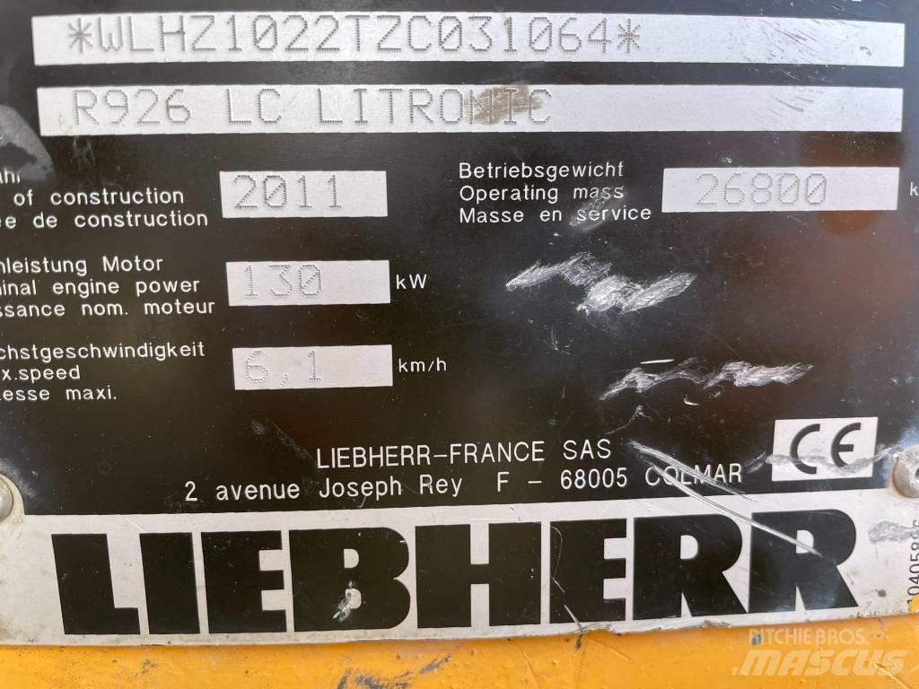 Liebherr R 926 LC Гусеничні екскаватори