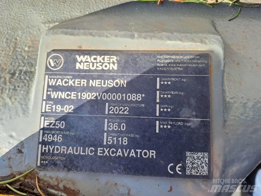Wacker Neuson EZ50 Гусеничні екскаватори