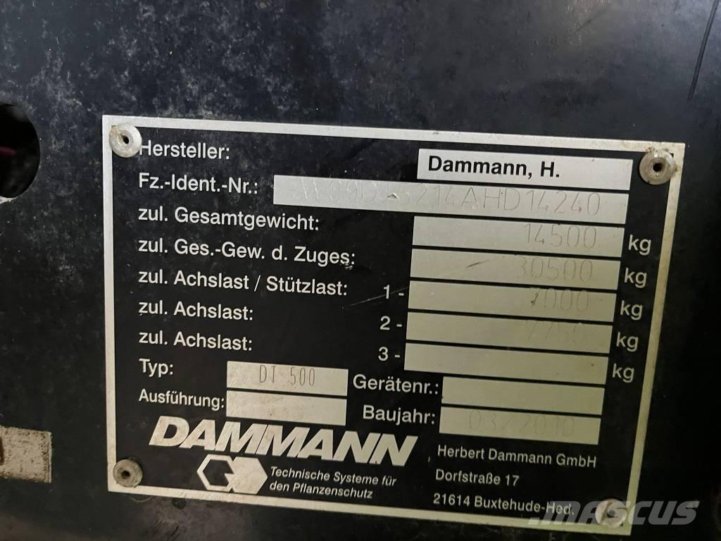 Dammann DT 500 Самохідні обприскувачі