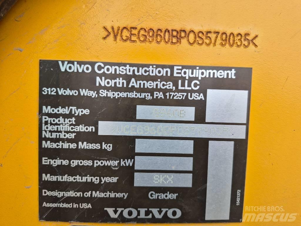 Volvo G 960B Грейдери