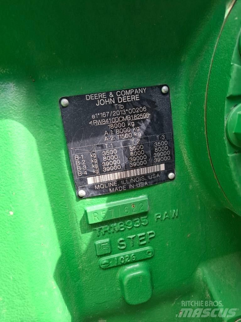 John Deere 8R410 Трактори