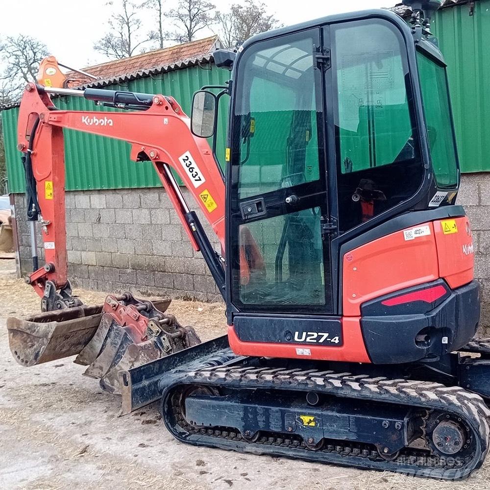 Kubota U 27-4 Міні-екскаватори < 7т