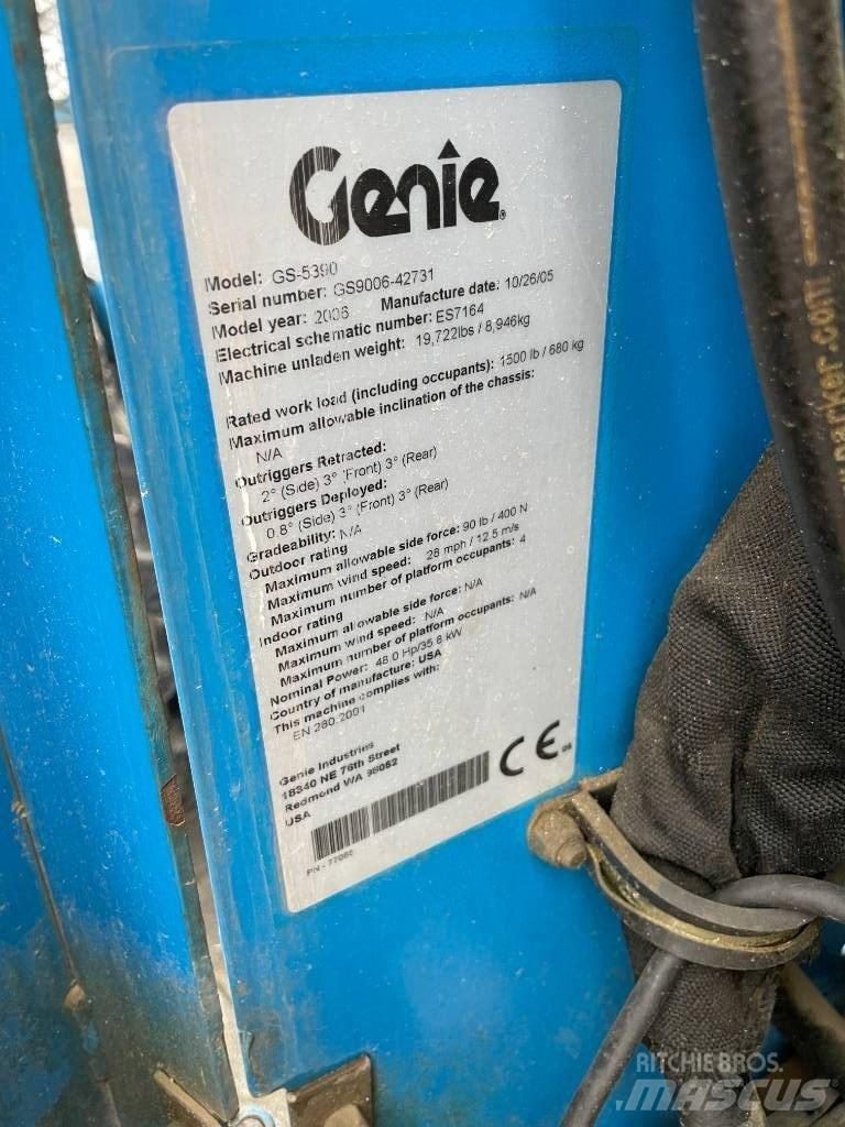 Genie GS 5390 RT Підйомники-ножиці