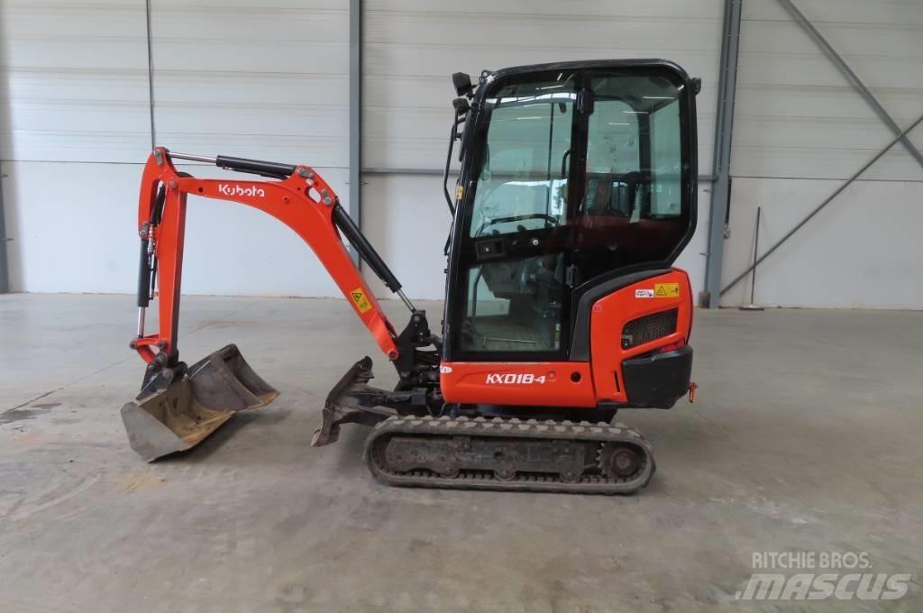 Kubota KX 018-4 Міні-екскаватори < 7т