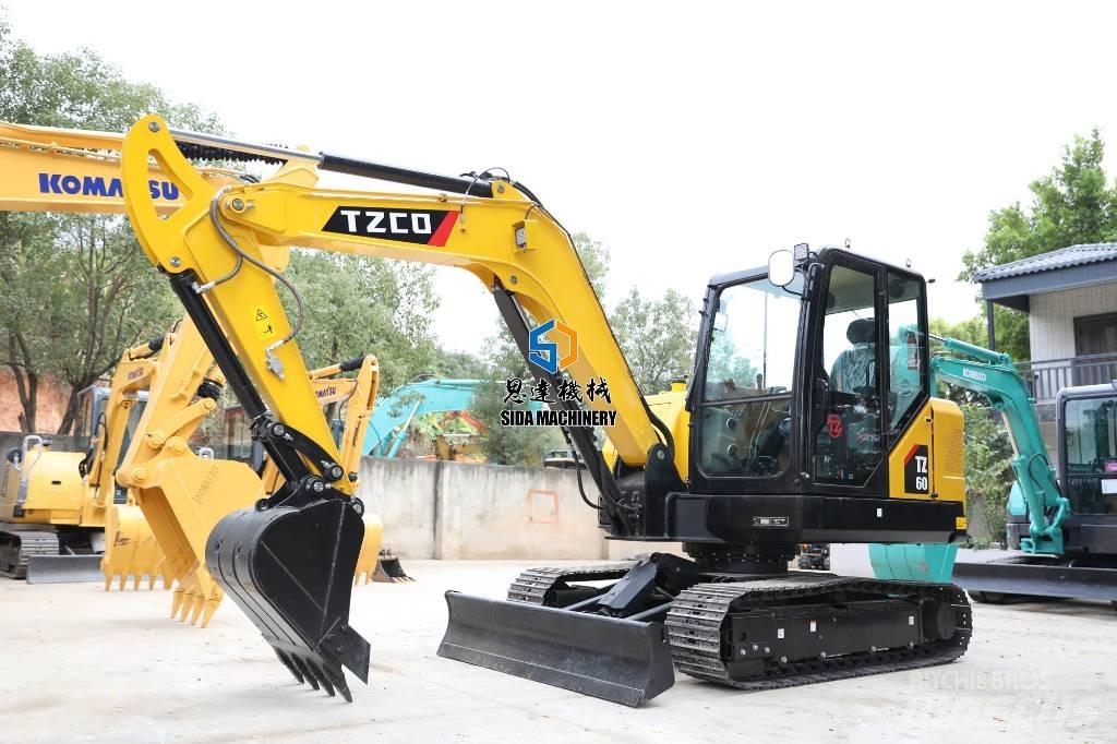 TZCO TZ60 Міні-екскаватори < 7т