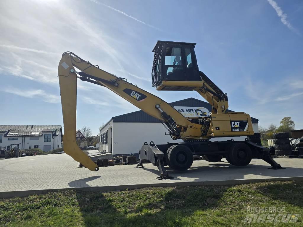 CAT 318D Перевантажувачі металобрухту/промислові навантажувачі
