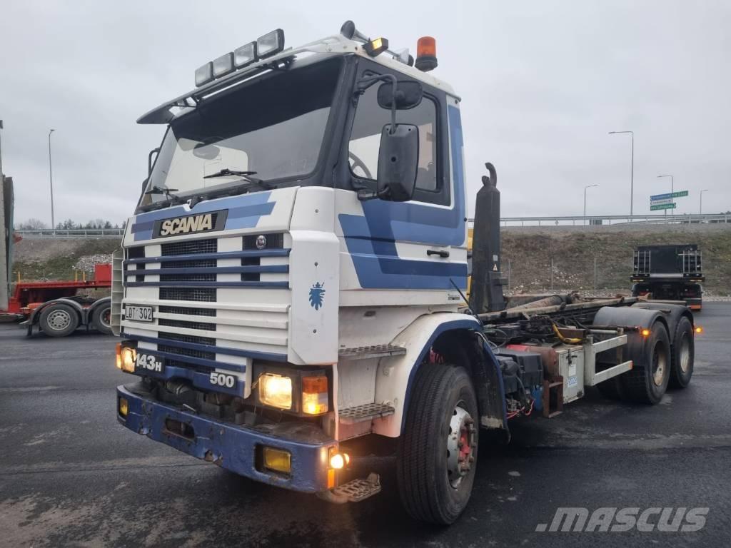Scania R 143 HL Вантажівки з гаковим підйомом