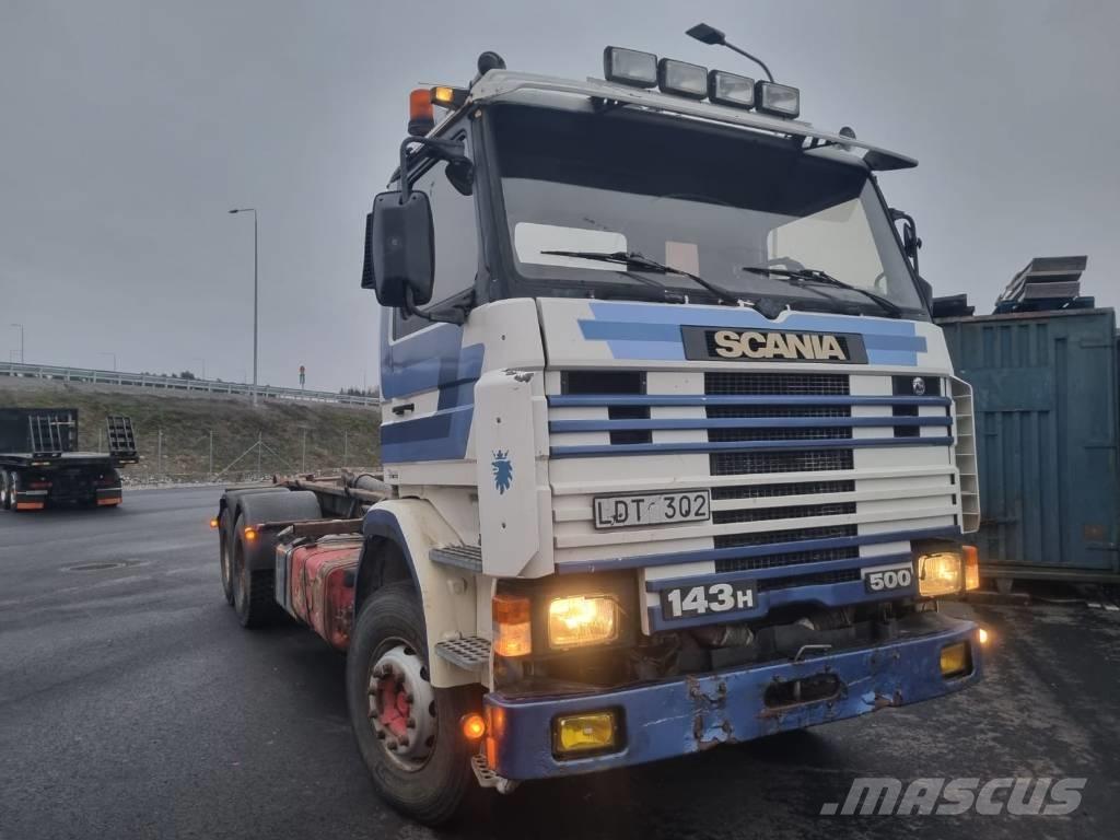 Scania R 143 HL Вантажівки з гаковим підйомом