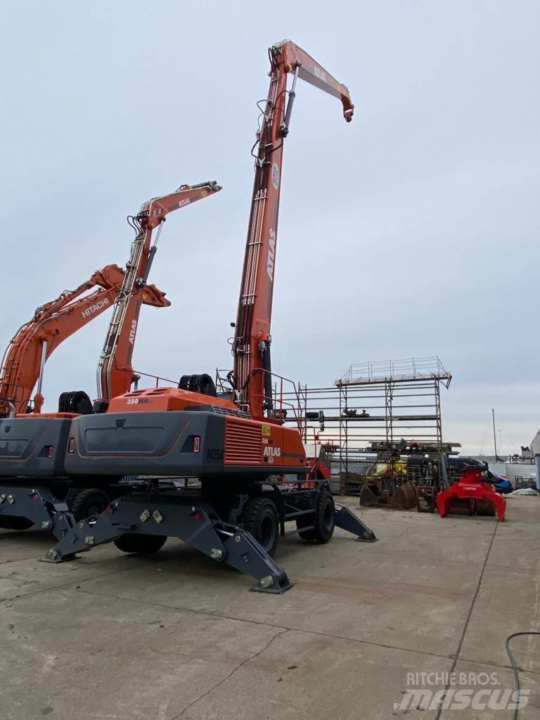 Atlas 350 MH Перевантажувачі металобрухту/промислові навантажувачі