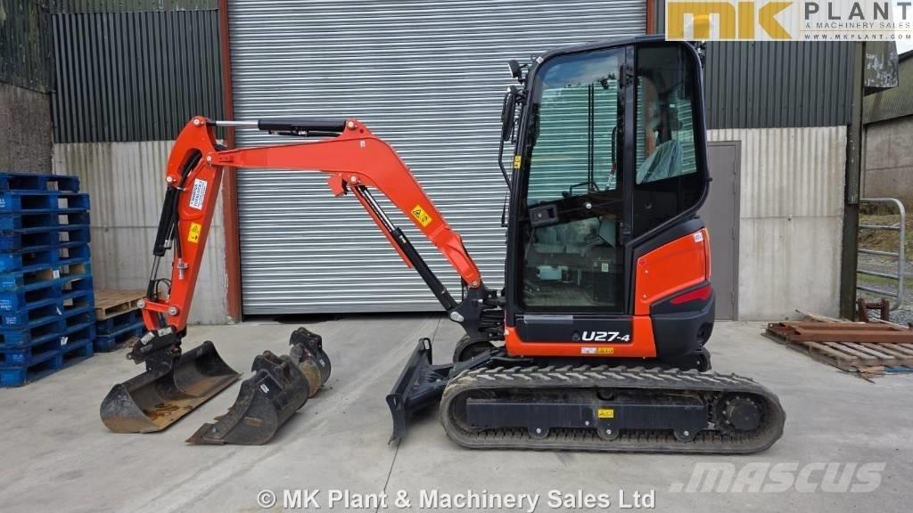 Kubota U 27-4 Міні-екскаватори < 7т
