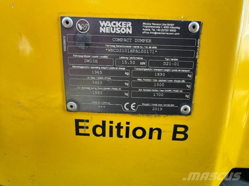 Wacker Neuson DW15e Міні самоскиди