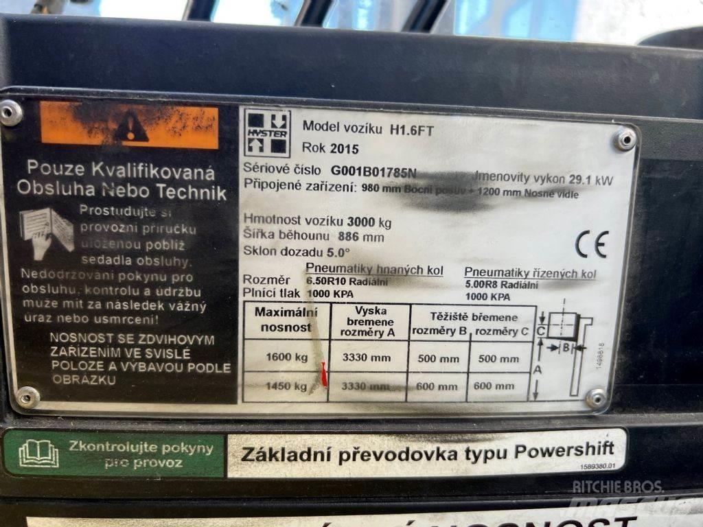 Hyster H 1.6 FT Дизельні навантажувачі