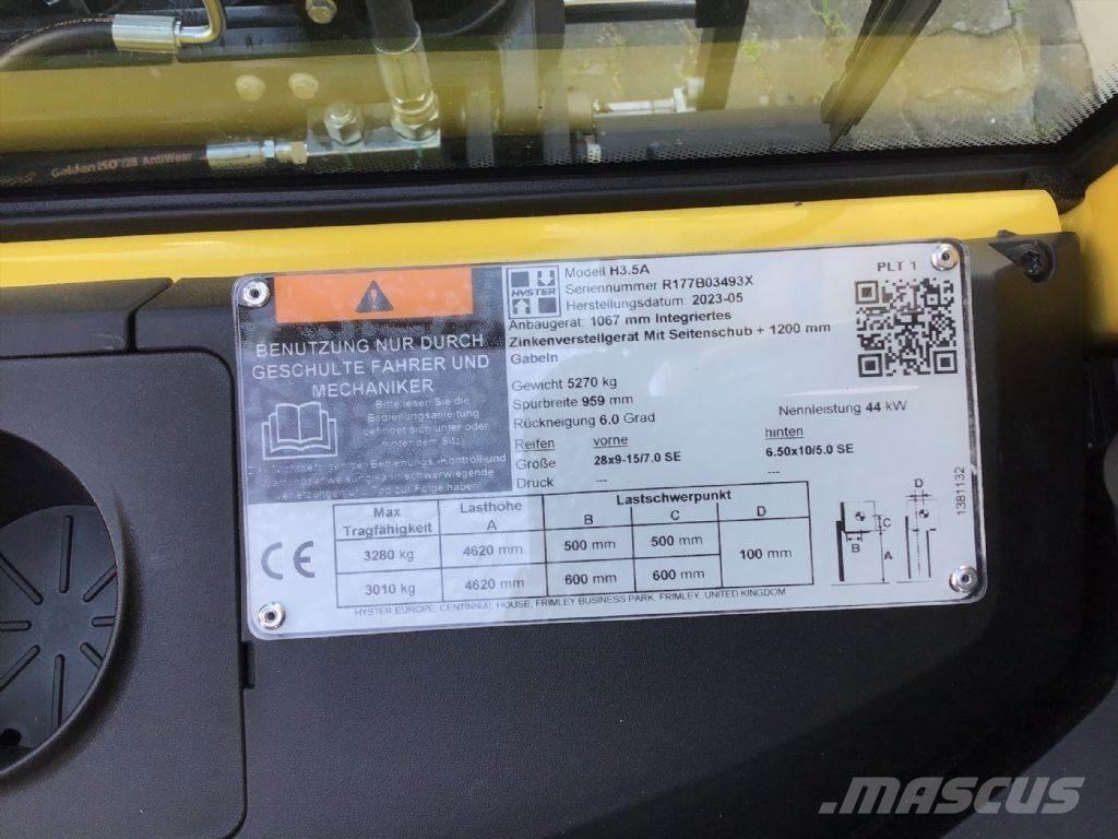 Hyster H 3.5 A Дизельні навантажувачі