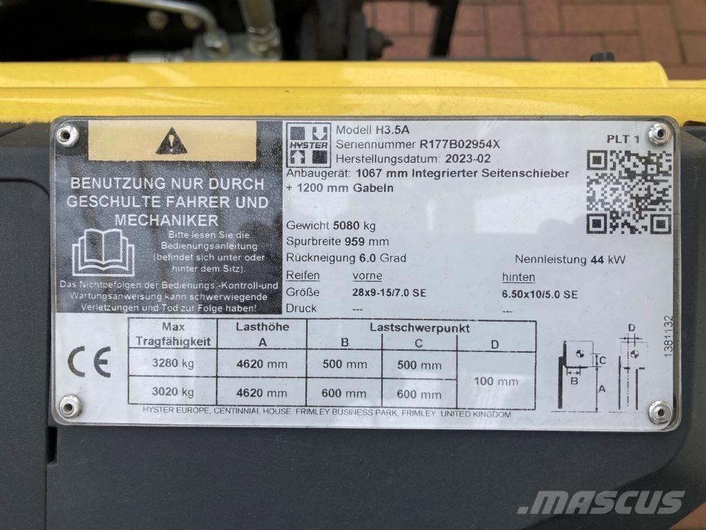 Hyster H 3.5A Дизельні навантажувачі