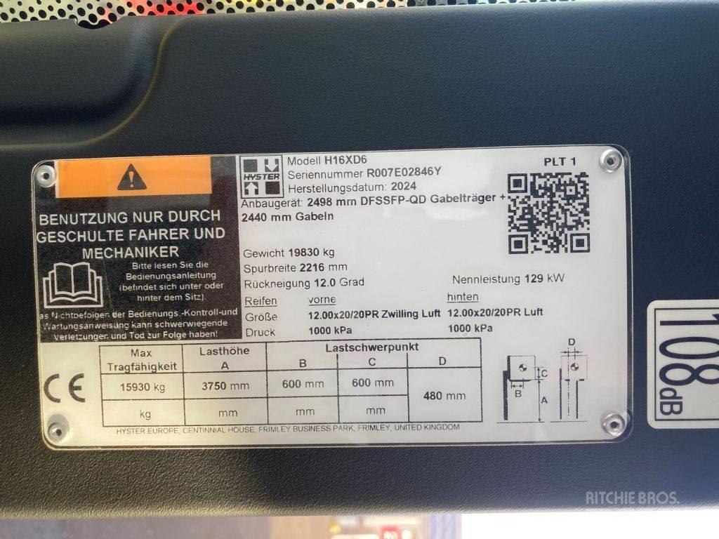 Hyster H16XD6 Дизельні навантажувачі
