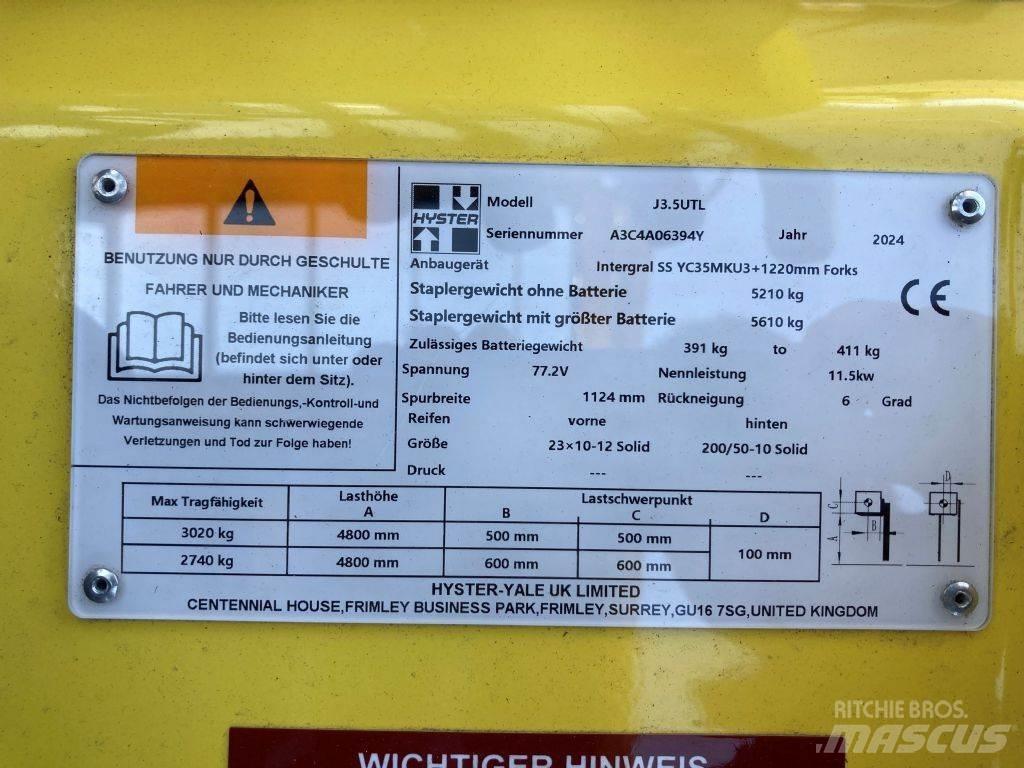 Hyster J 3.5 UTL Електронавантажувачі
