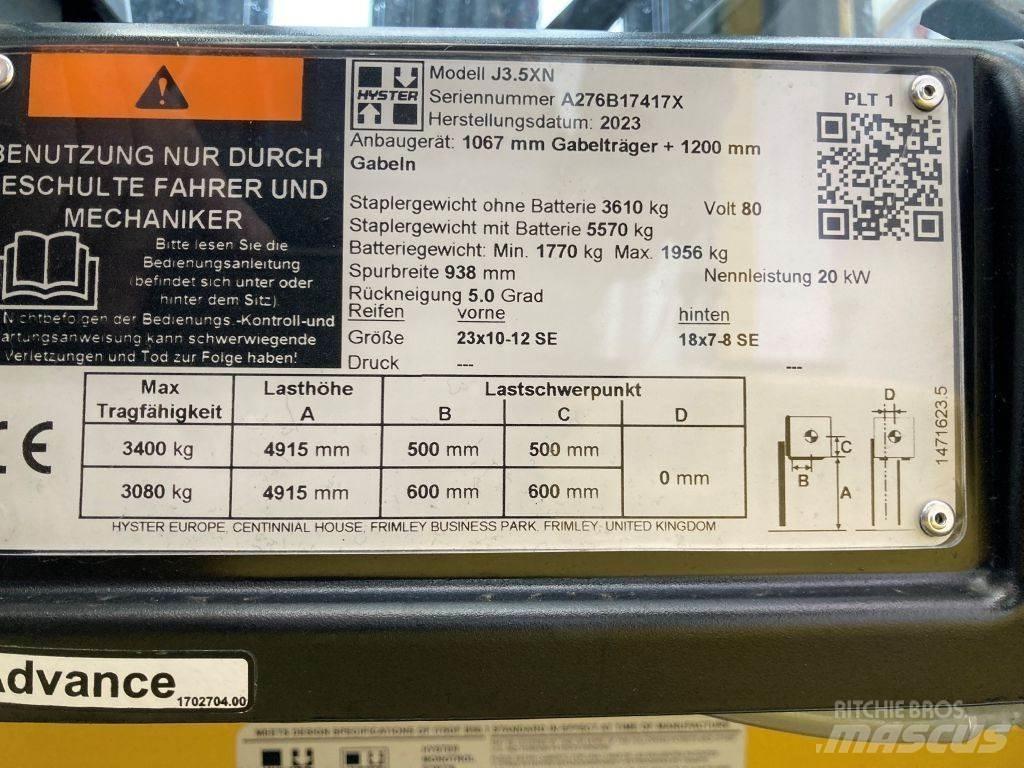 Hyster J 3.5 XN Електронавантажувачі
