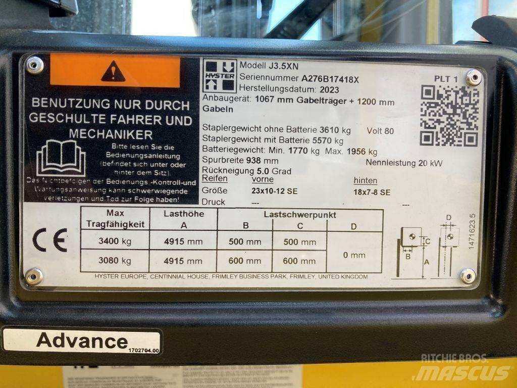 Hyster J 3.5 XN Електронавантажувачі
