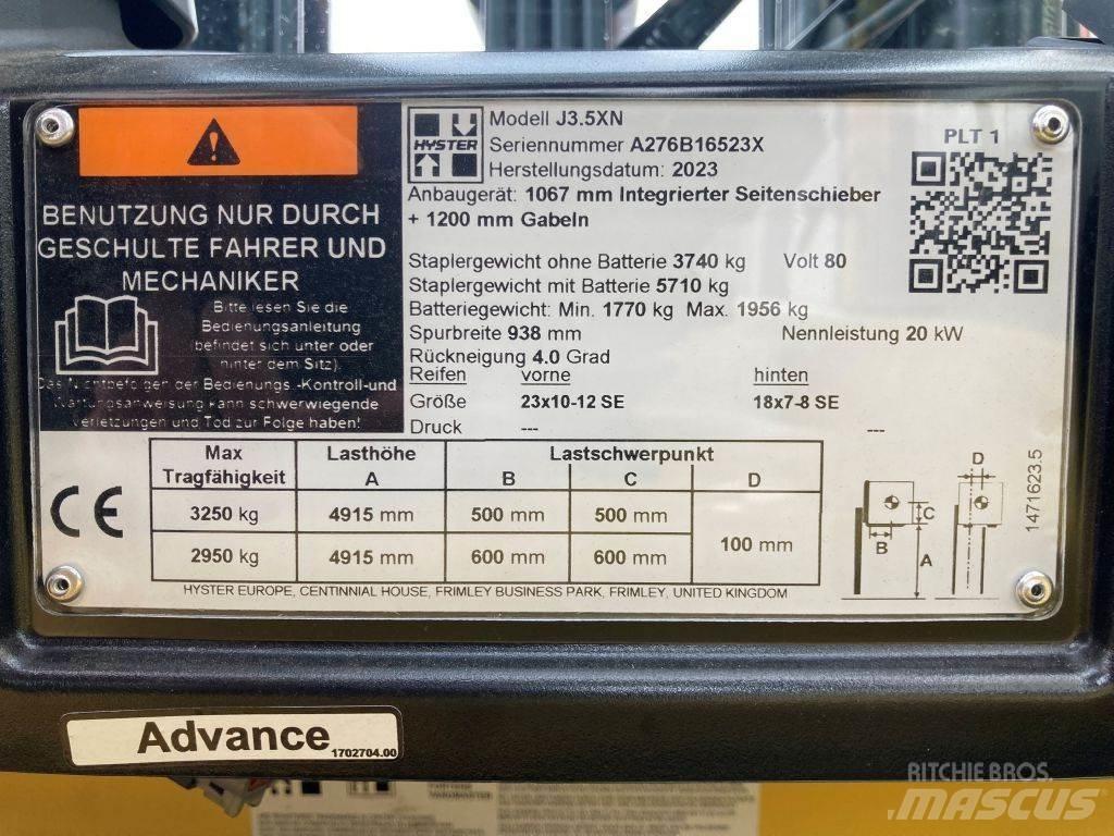 Hyster J 3.5 XN Електронавантажувачі