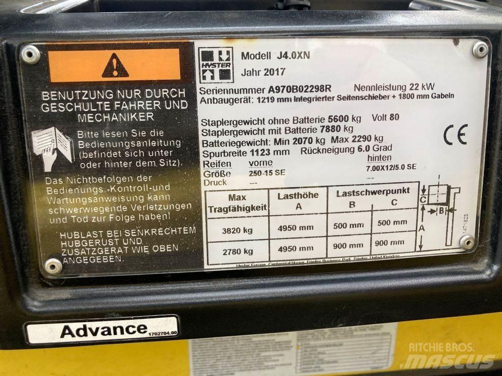 Hyster J 4.0 XN Електронавантажувачі