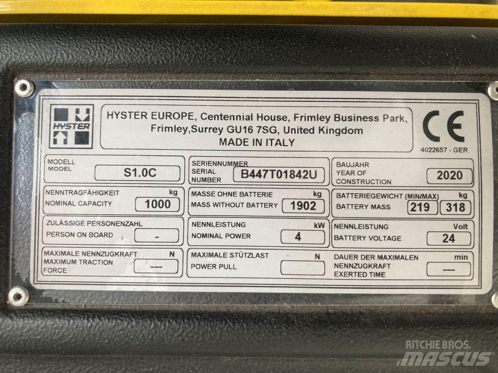 Hyster S 1.0 C Ручний візок