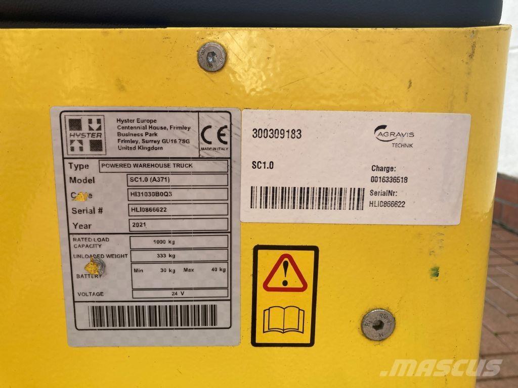 Hyster SC 1.0 Ручний візок