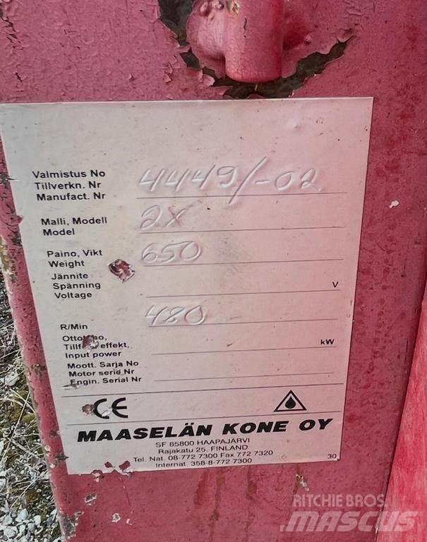 Hakki 2X Дровоколи, рубальні машини, дробарки
