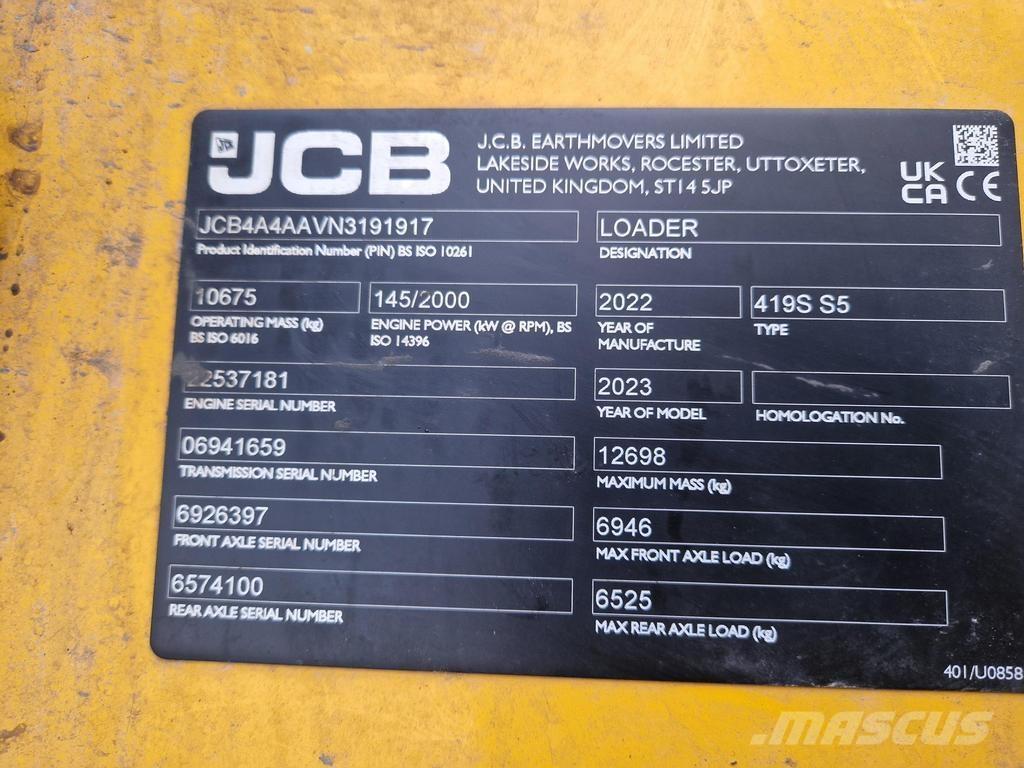 JCB 419S Сільгосптехніка - Інші