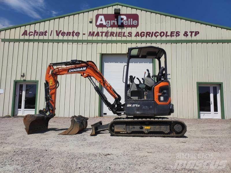 Doosan DX27Z Міні-екскаватори < 7т
