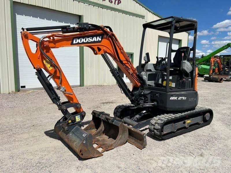 Doosan DX27Z Міні-екскаватори < 7т