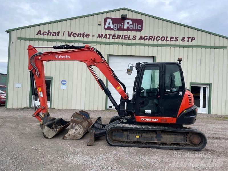 Kubota KX080-4 Міні-екскаватори < 7т