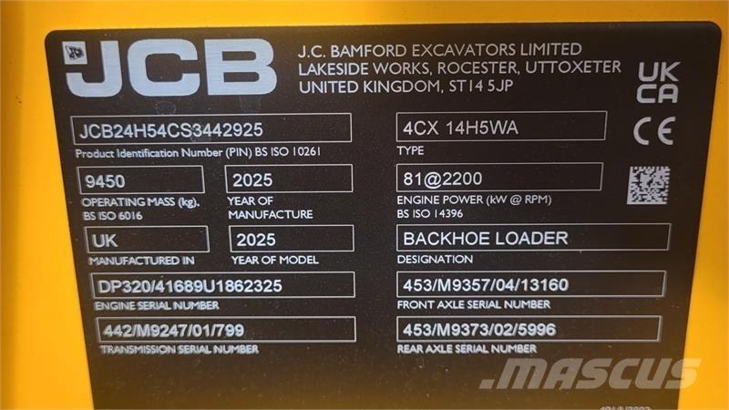 JCB 4CX Екскаватори-навантажувачі