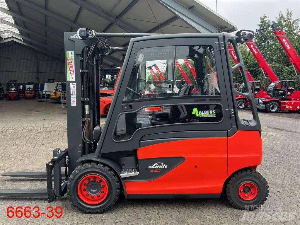 Linde E 50 HL 01 Електронавантажувачі