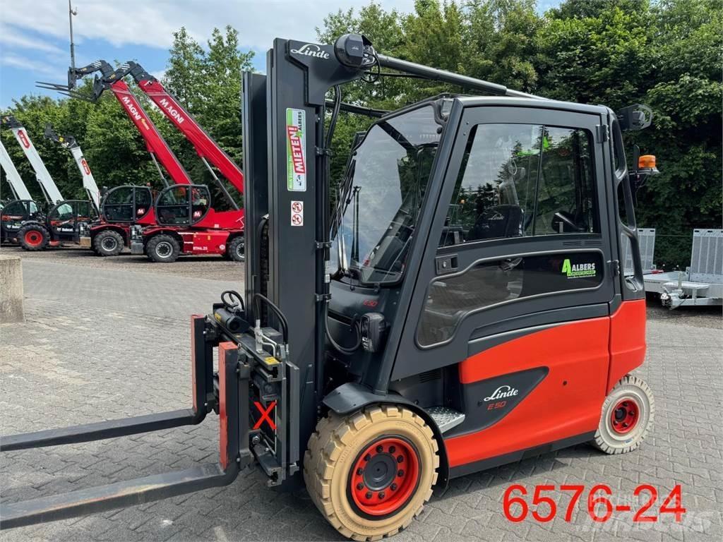 Linde E 50 HL 01 Електронавантажувачі