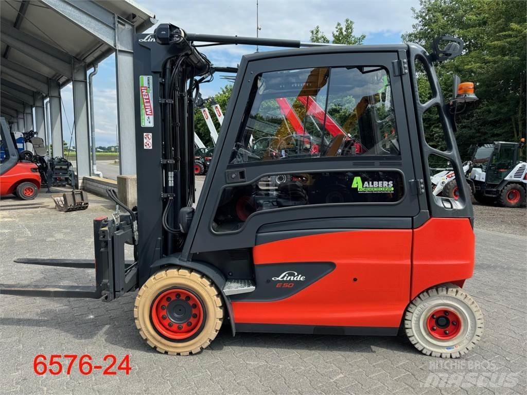 Linde E 50 HL 01 Електронавантажувачі