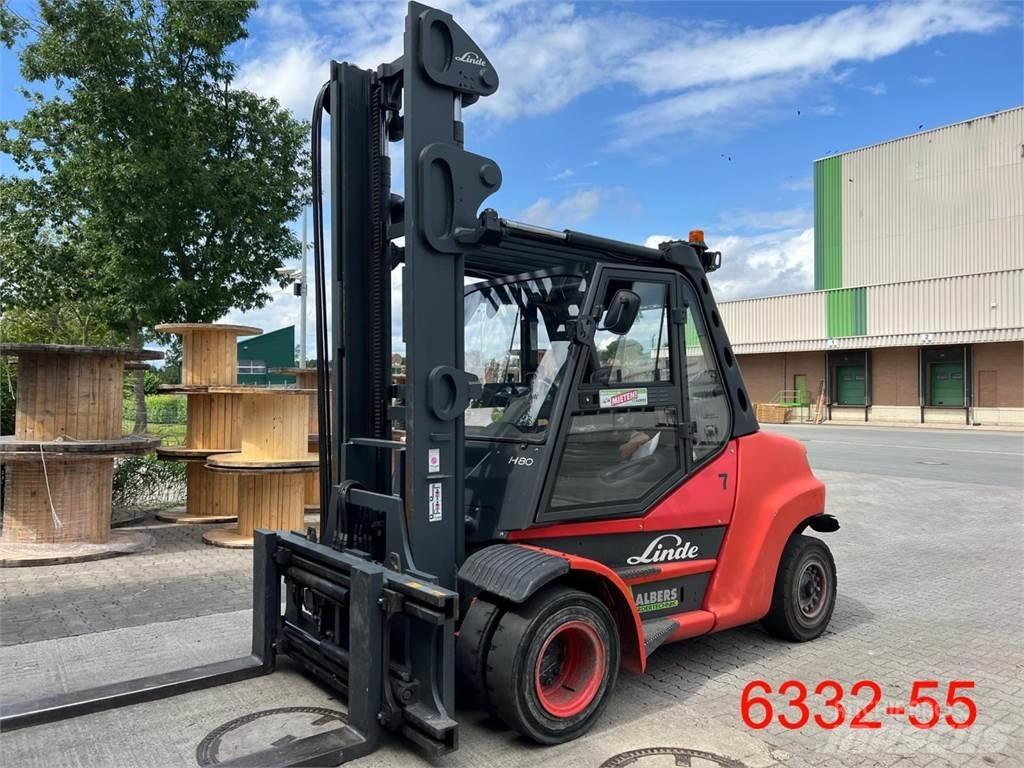 Linde H 80 D 02 900 Дизельні навантажувачі