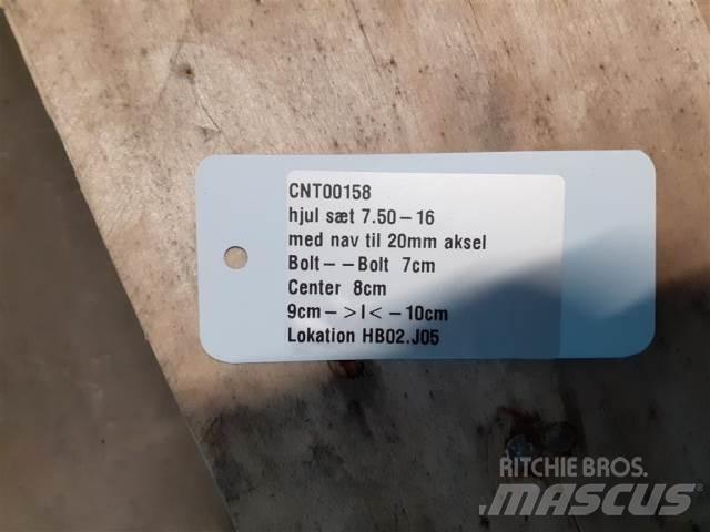  16'' 7.50-16 Самосвальні причепи