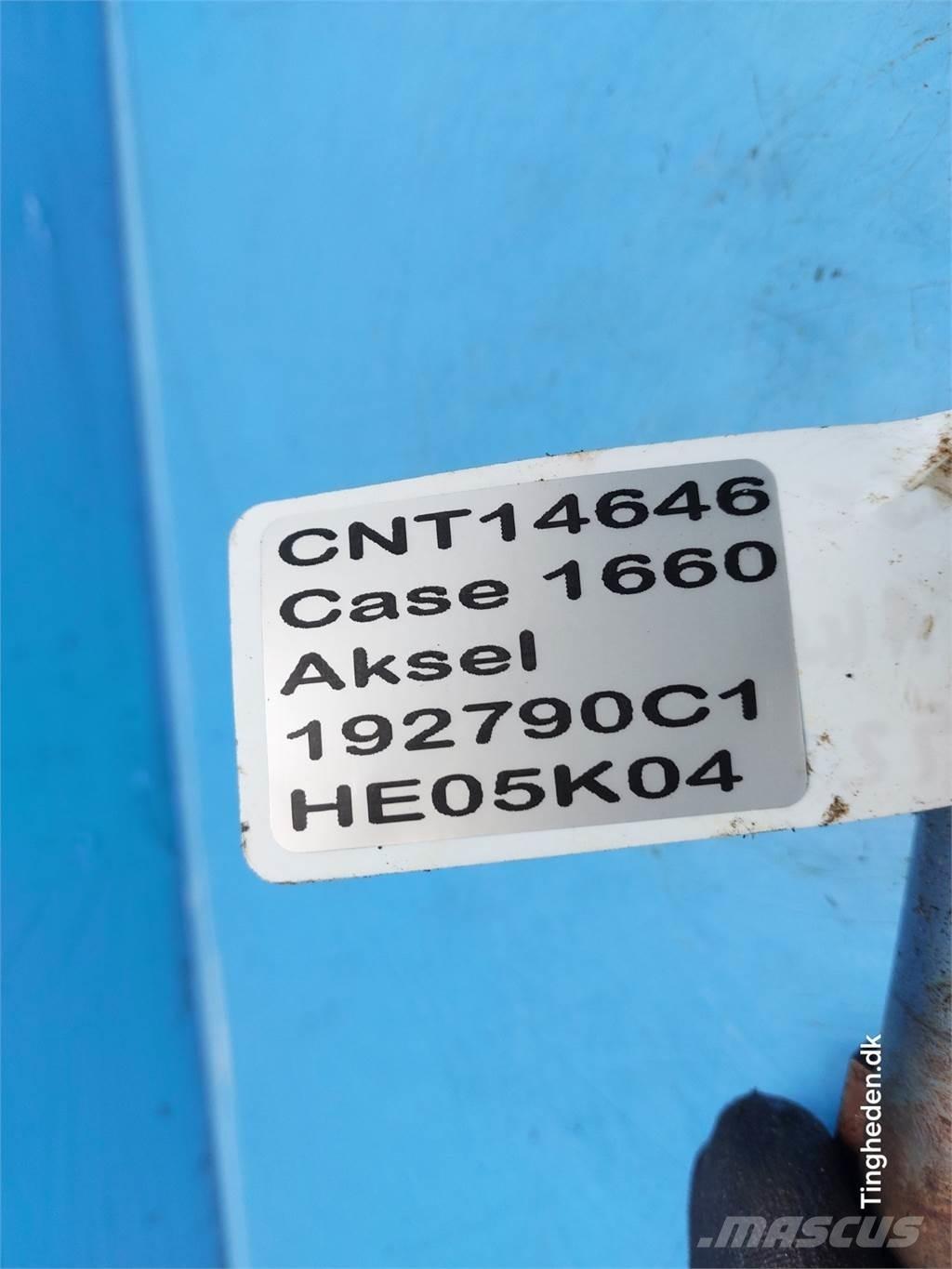 CASE 1660 Додаткове обладнання для збиральних комбайнів