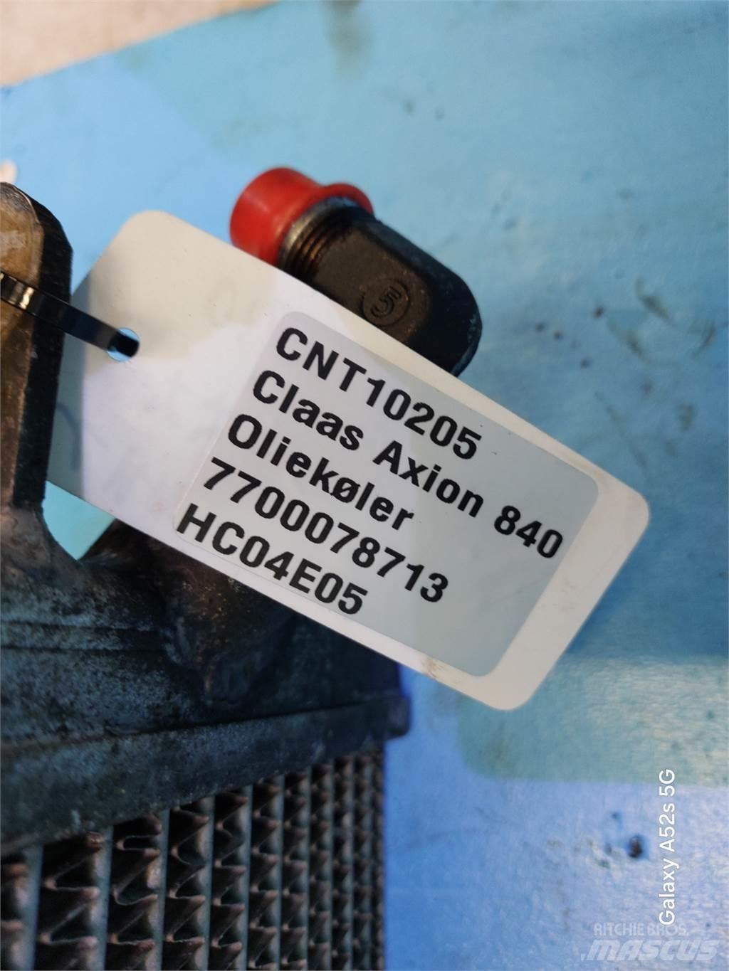 CLAAS Axion 840 Радіатори