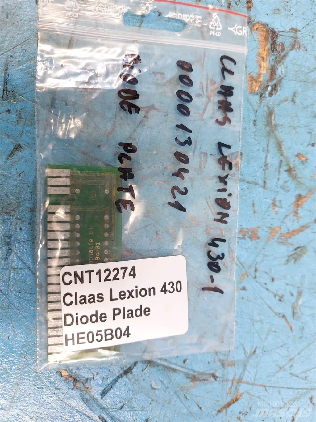 CLAAS Lexion 430 Електроніка