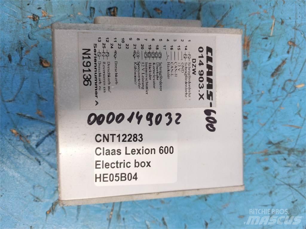 CLAAS Lexion 600 Електроніка