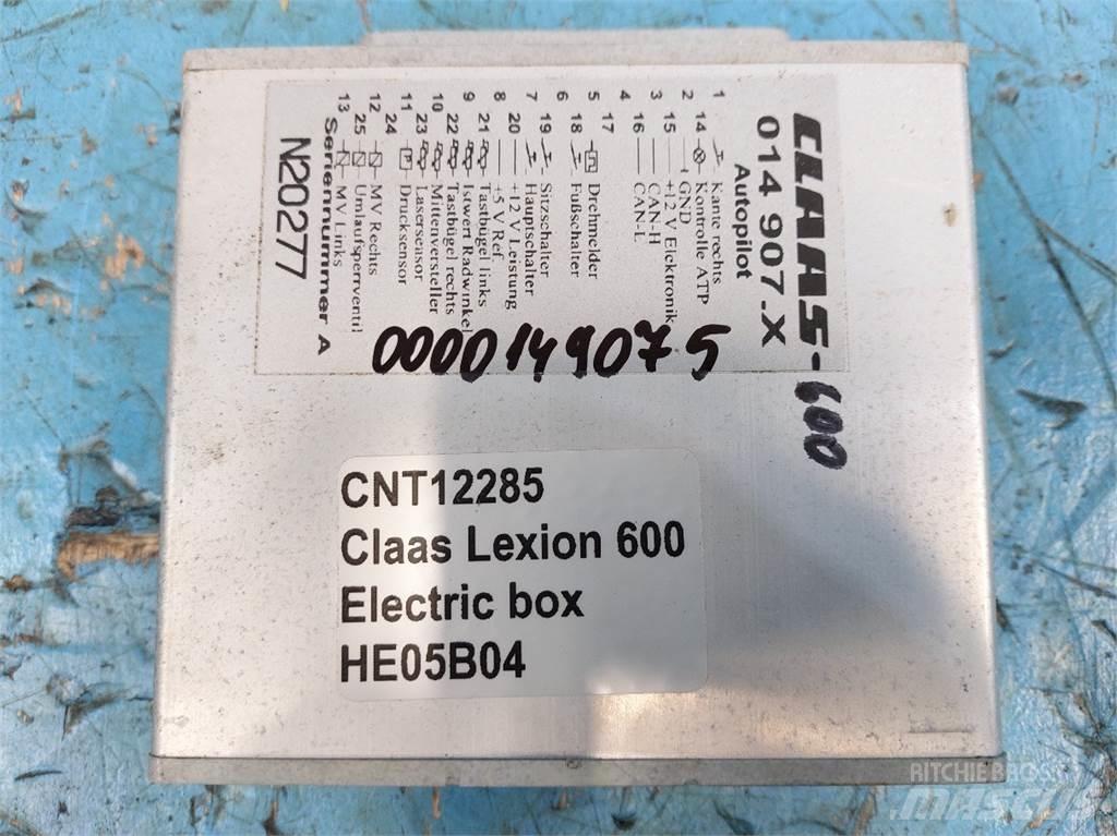 CLAAS Lexion 600 Електроніка